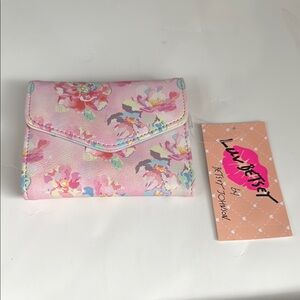 Betsey Johnson Pink Floral Wallet